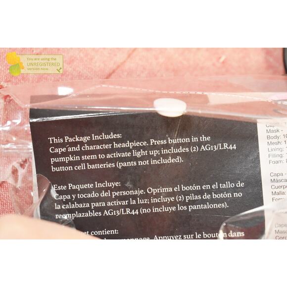 Halloween Toddler Disney The Nightmare Before Christmas Zero Costume 2T* - Picture 5 of 7